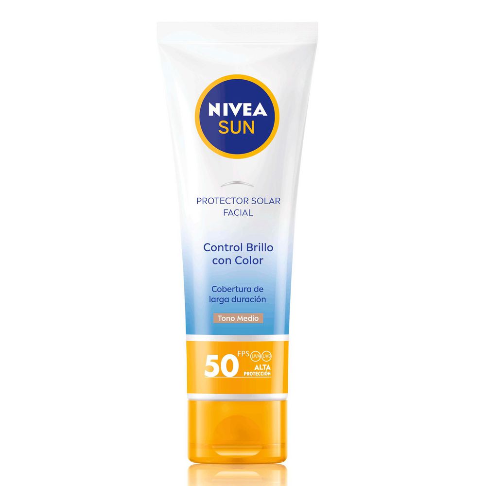 Protector solar NIVEA control brillo tono medio FPS 50 (50  ml) img #1
