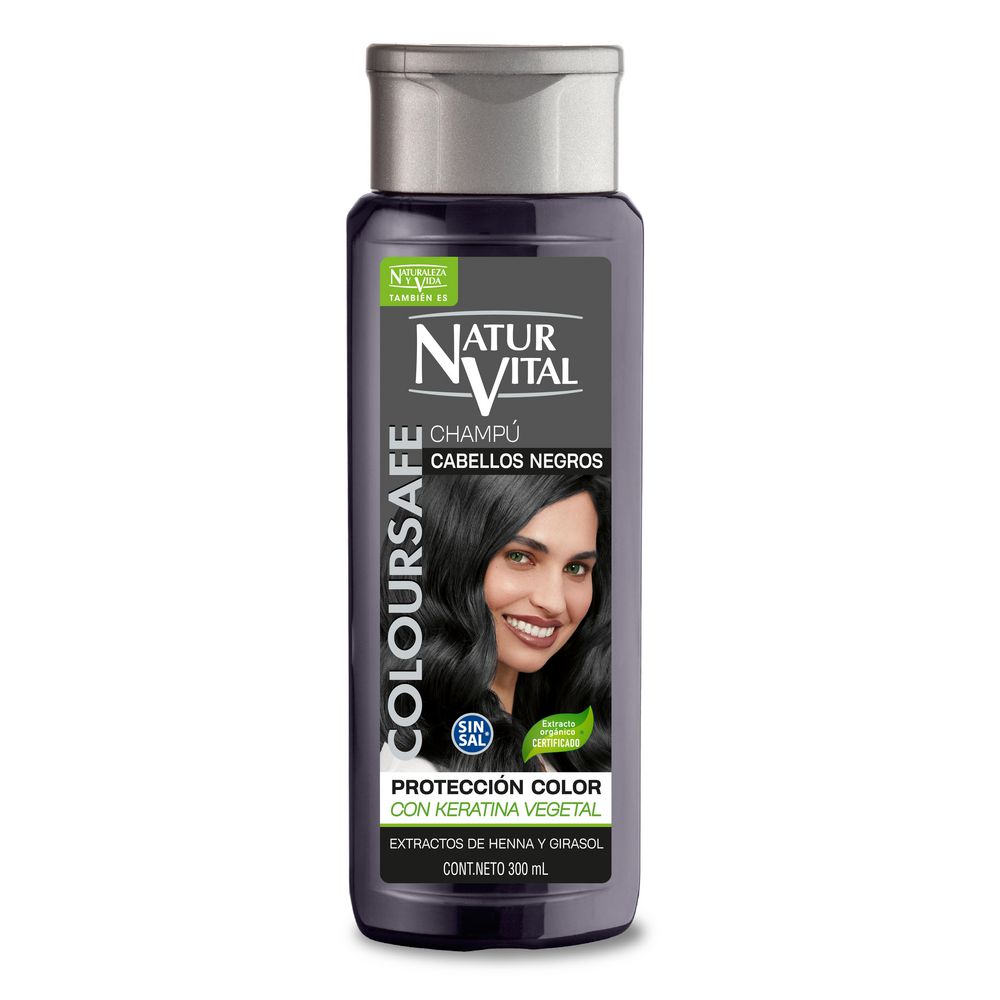 Shampoo NATURALEZA/VIDA para cabellos negros (300  ml) img #1