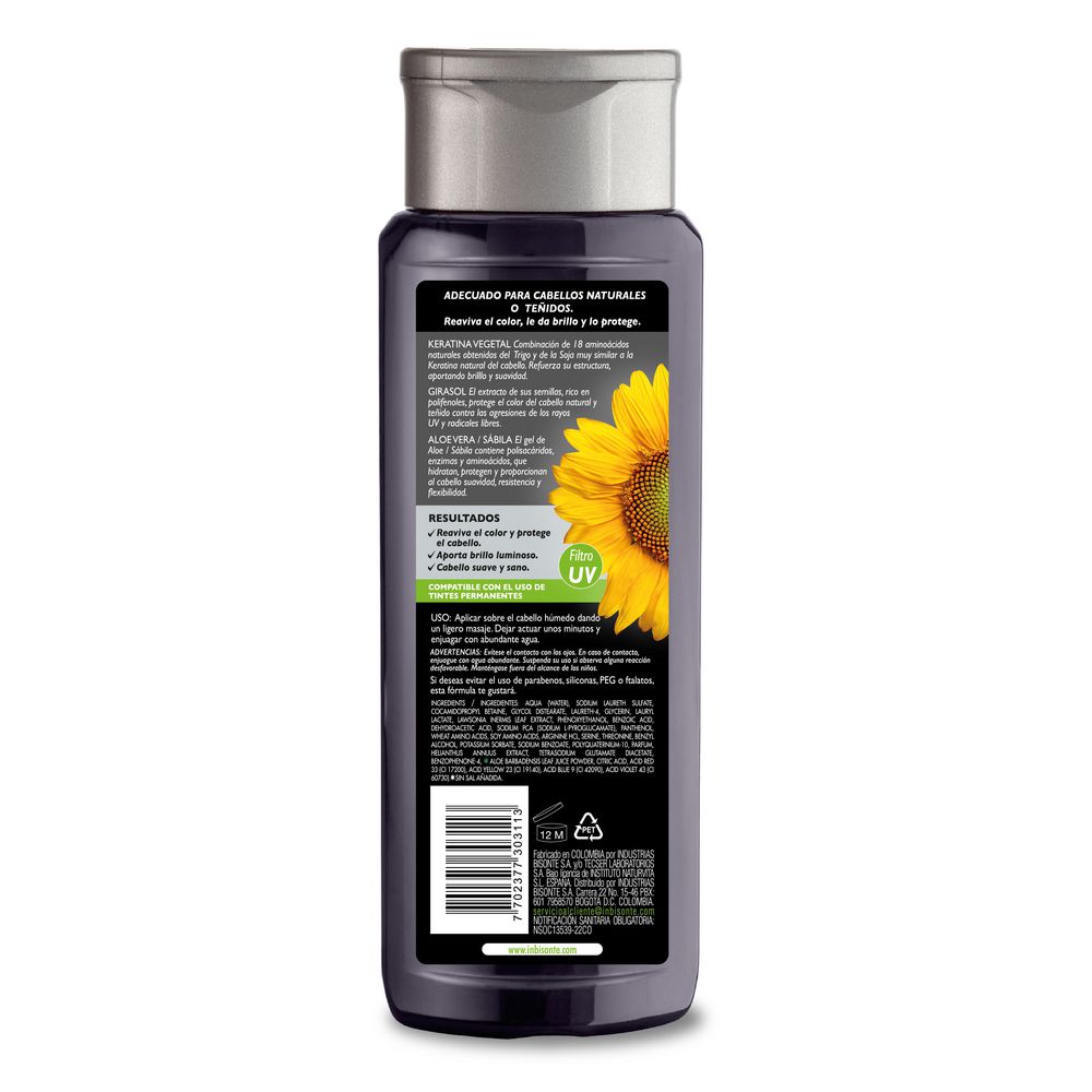 Shampoo NATURALEZA/VIDA para cabellos negros (300  ml) img #2
