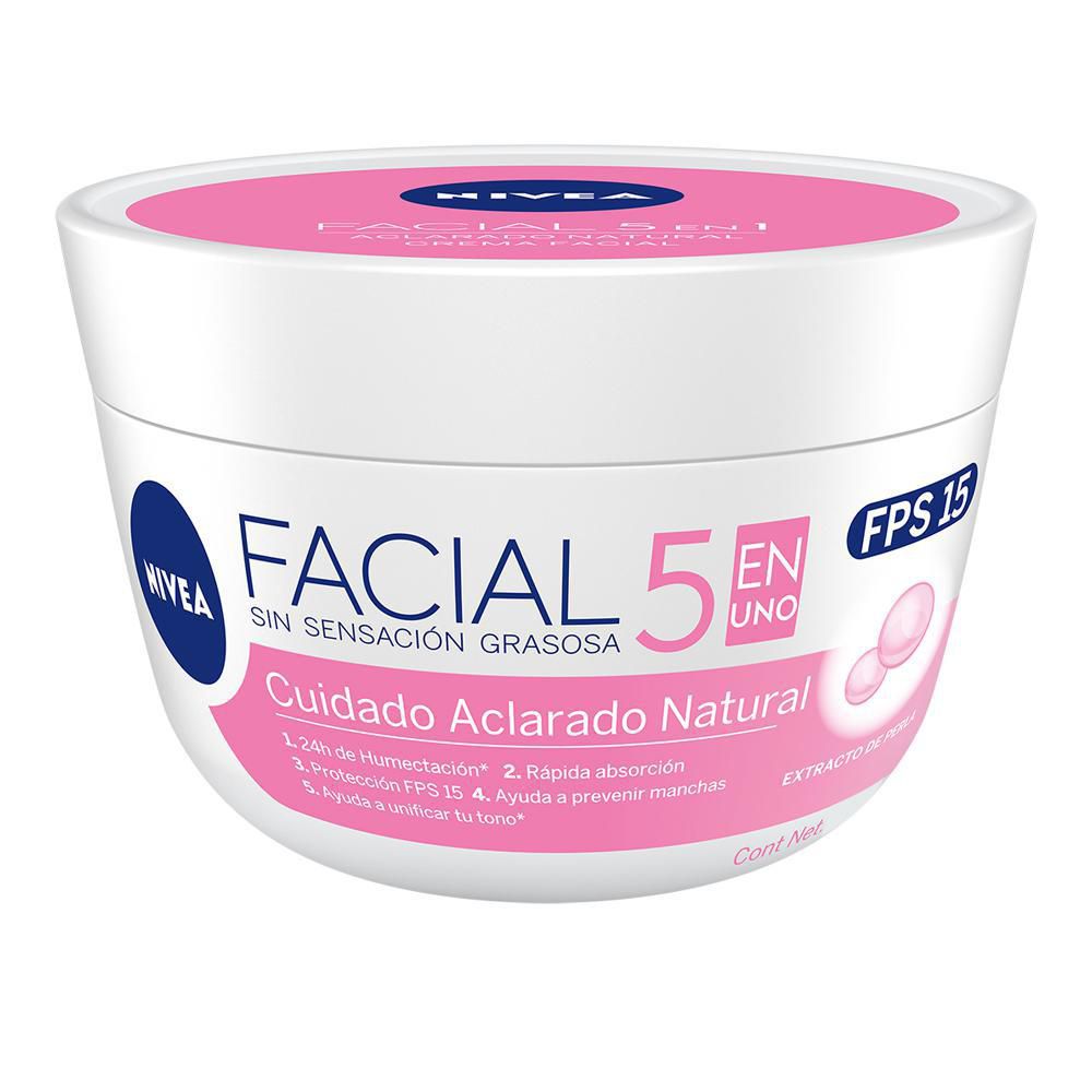 Crema facial NIVEA hidratante con FPS 15 (50  ml) img #1