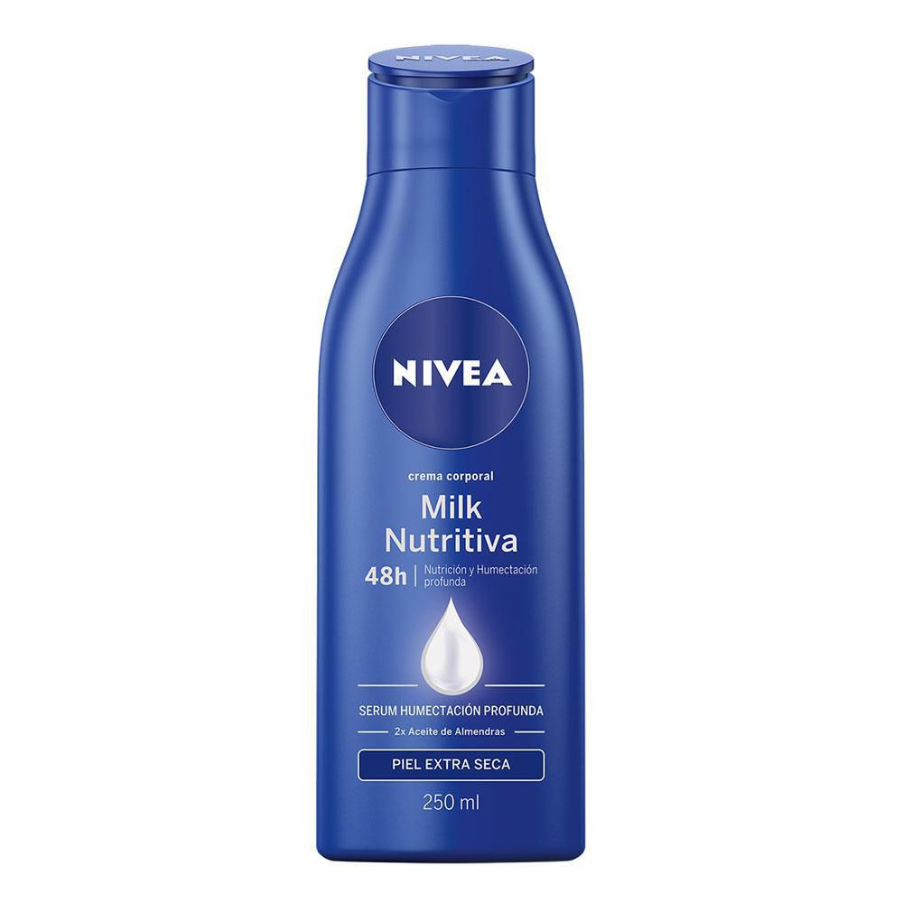 Crema corporal NIVEA humectante milk nutritiva (250  ml) img #1