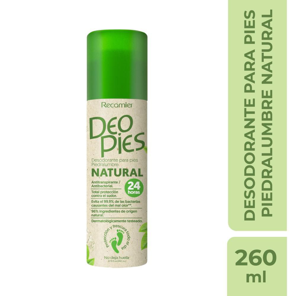 Desodorante para pies DEO PIES piedra alumbre natural (260  ml) img #1