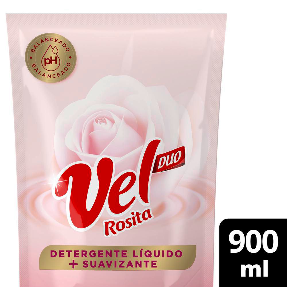 Detergente líquido VEL ROSITA con suavizante + doypack (900  ml) img #4