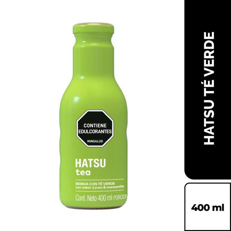 Té líquido HATSU verde sin calorías botella vidrio (400  ml) img #1