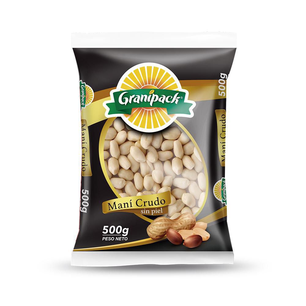 Maní GRANIPACK crudo sin piel (500  gr) img #1