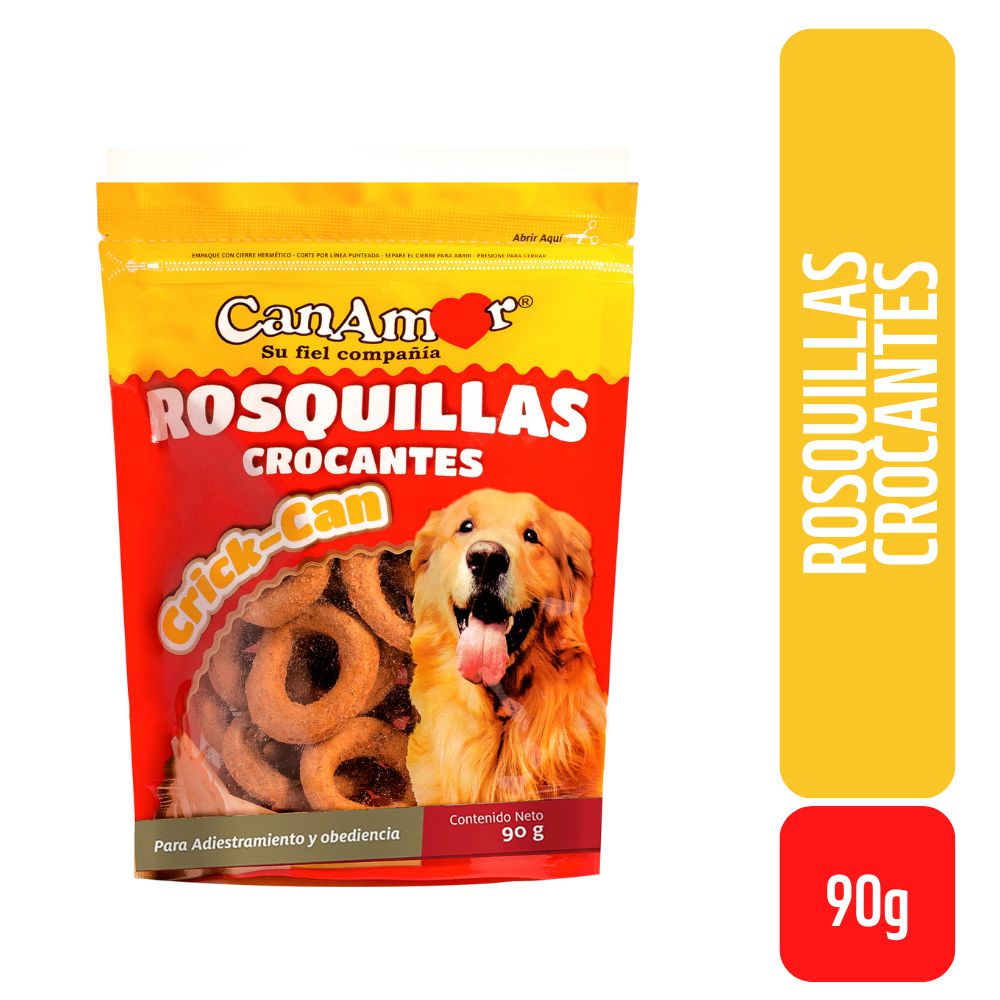 Snack para perros CAN AMOR rosquillas crocantes (90  gr) img #1