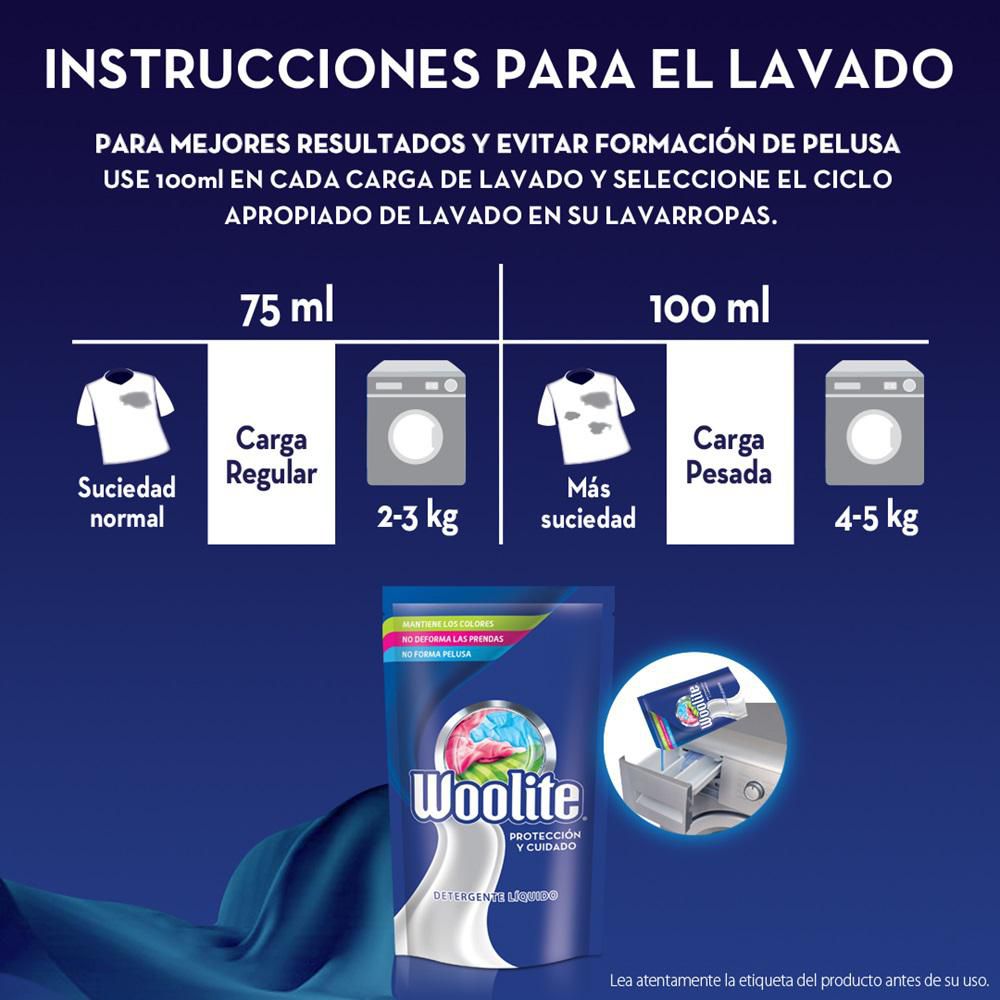 Detergente líquido WOOLITE protección y cuidado (3785  ml) img #4