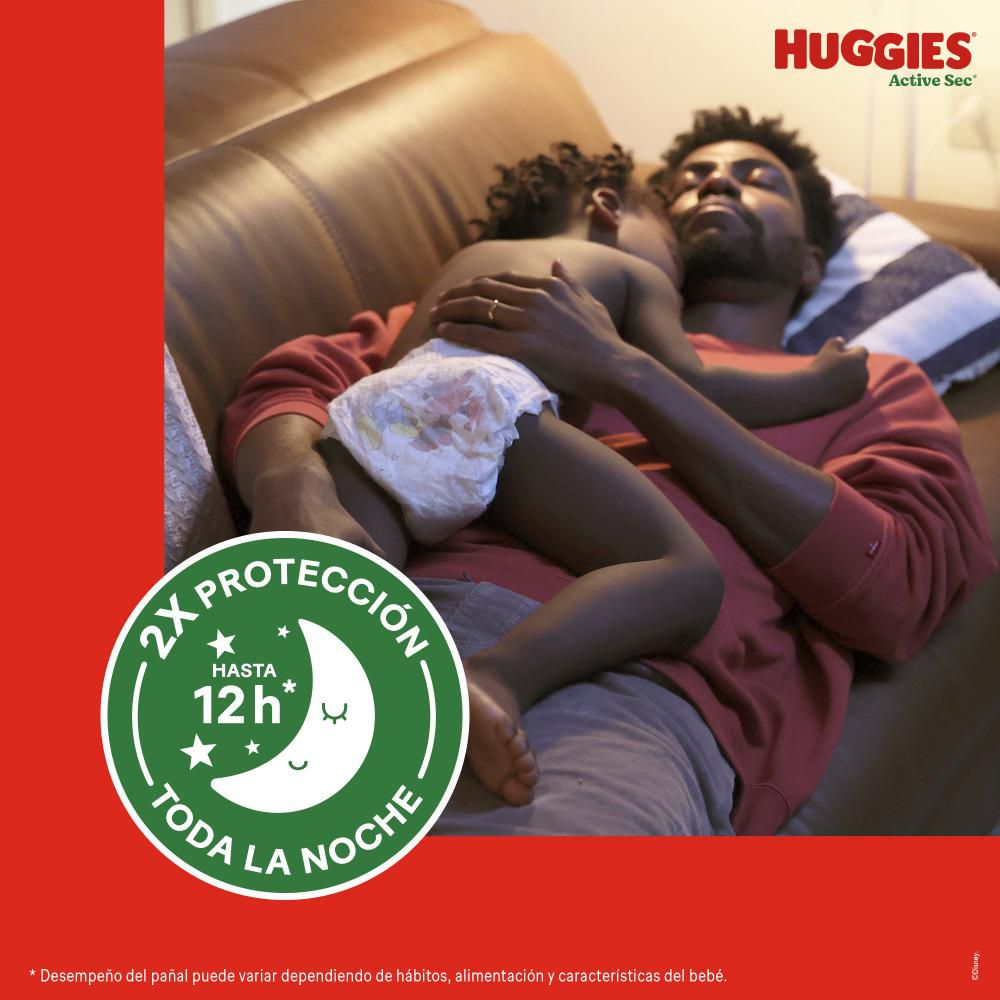 Pañales HUGGIES Active sec 3G (50  und) img #3