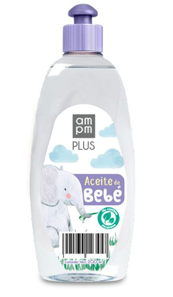 Aceite corporal AMPM PLUS para bebé (200  ml) img #1