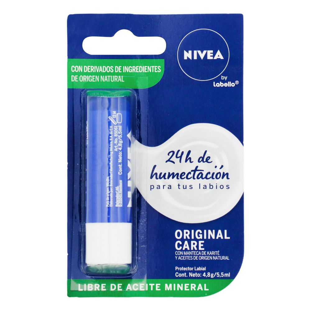 Protector labial NIVEA original essencial care (4.8  gr) img #1