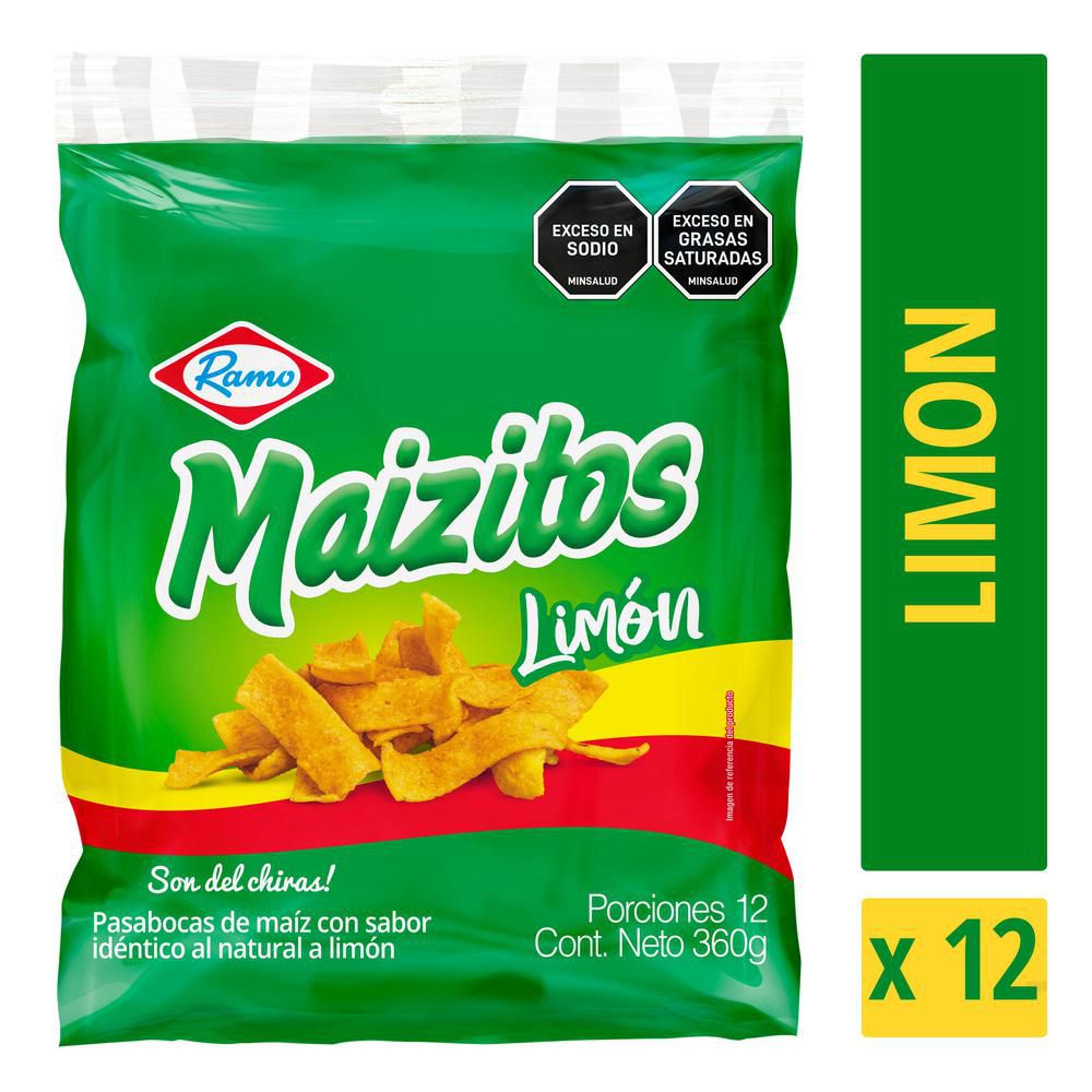 Pasabocas maizitos RAMO limón (360  gr) img #1