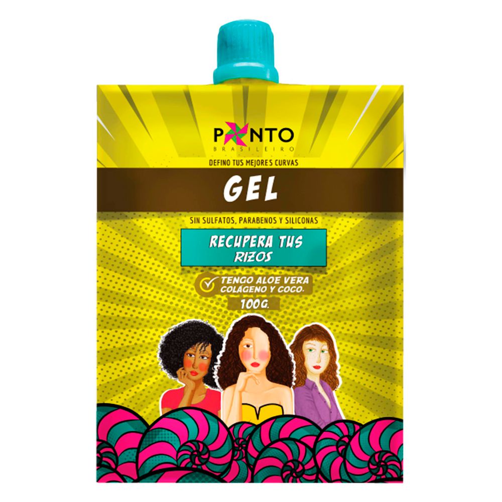 Gel para el cabello PONTO recupera tus rizos sachet (100  gr) img #2