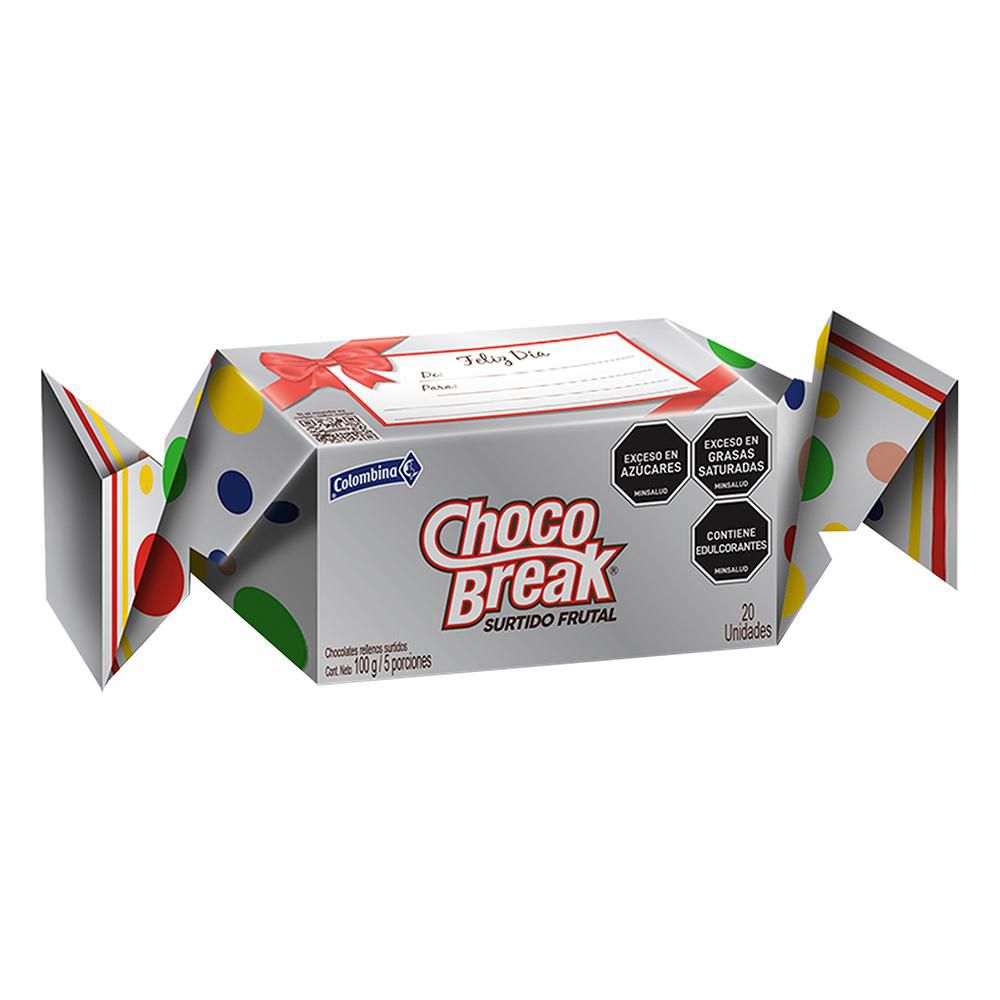 Chocolates CHOCOBREAK surtido frutal (100  gr) img #1