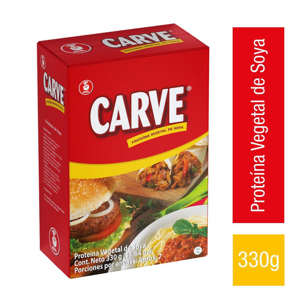 Proteína CARVE vegetal de soya (330  gr) img #1
