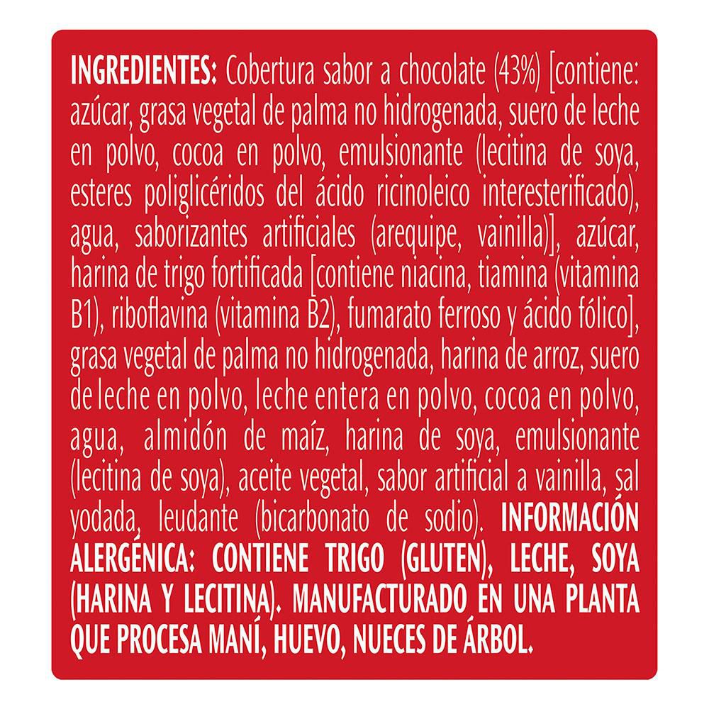 Galletas COLOMBINA quimbaya cubiertas con chocolate (51.6  gr) img #6