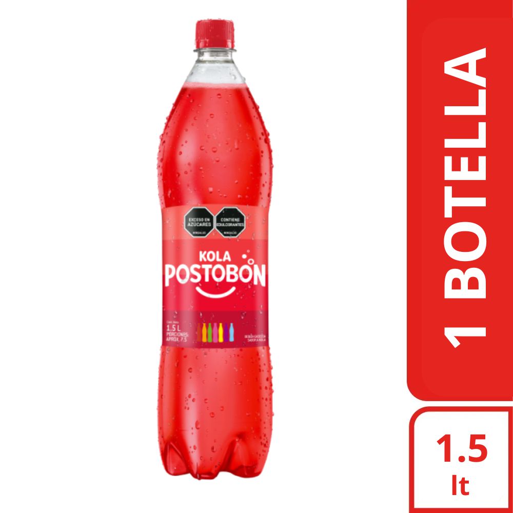 Gaseosa POSTOBON kola botella (1500  ml) img #1