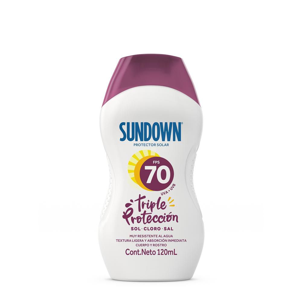 Protector solar SUNDOWN playa y piscina FPS 70 (120  ml) img #1