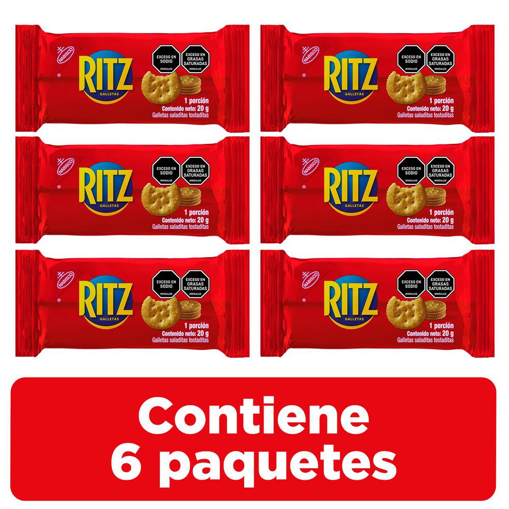 Galletas RITZ original x6und (120  gr) img #2