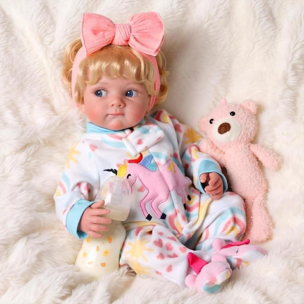 Muñeca Bebé Reborn Con Ojos Moviles img #1