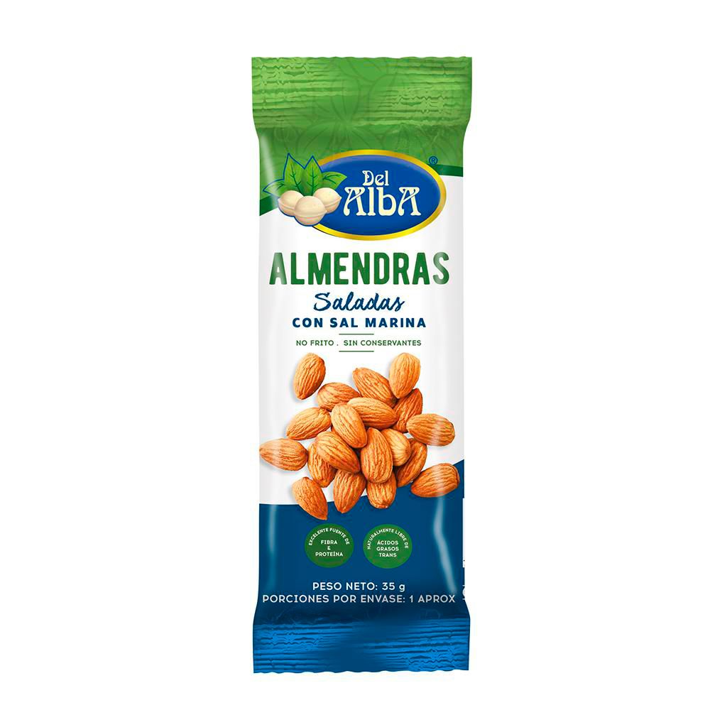 Almendras DEL ALBA saladas (35  gr) img #1