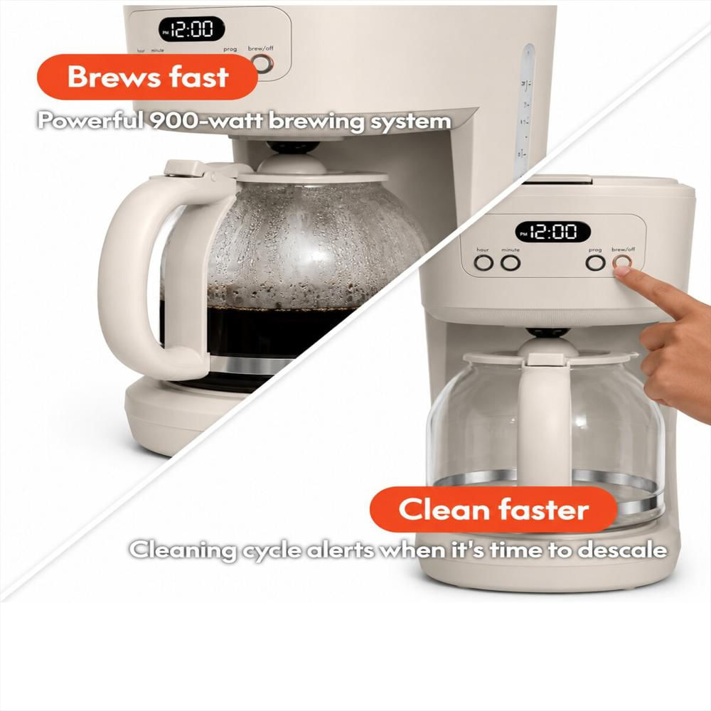 Cafetera Programable De Goteo Para 12 Tazas Con Apagado img #5