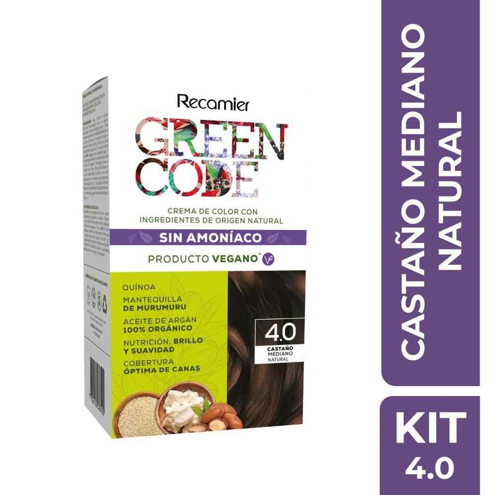 Tinte para cabello GREEN CODE castaño mediano natural (1  und) img #1