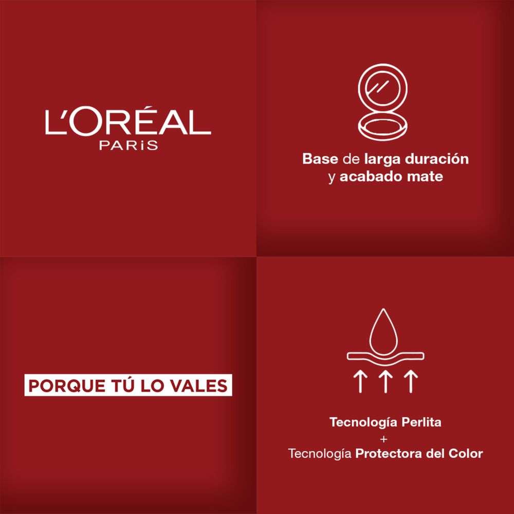 Base LOREAL PARIS infallible pro matte 100 alabaster  (30  ml) img #5