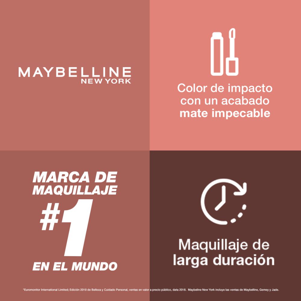 Labial MAYBELLINE Mate (5  ml) img #5