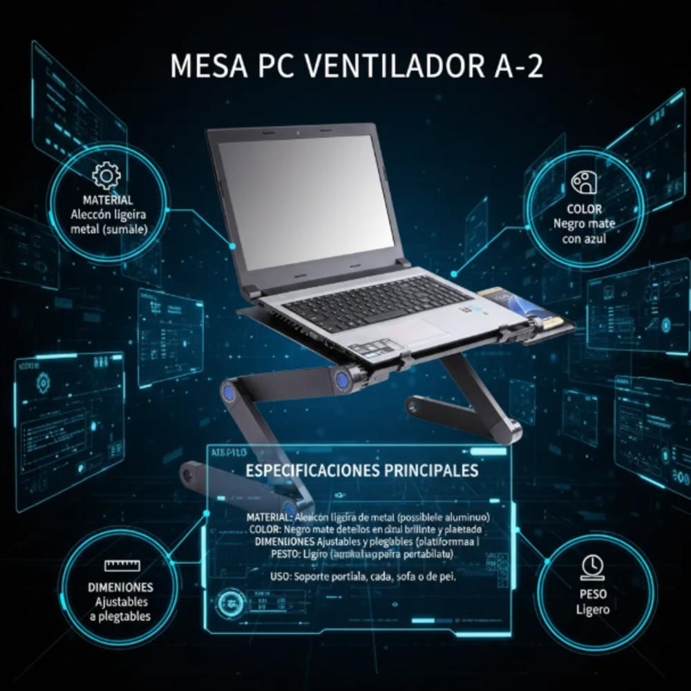 Mesa Pc Ventilador A 2 img #2