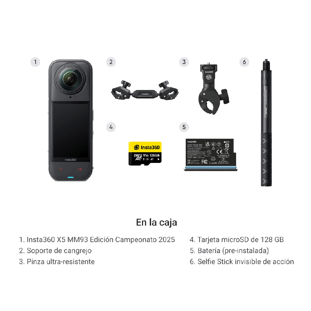 Cámara Insta360 X5 Combo MM93 img #2