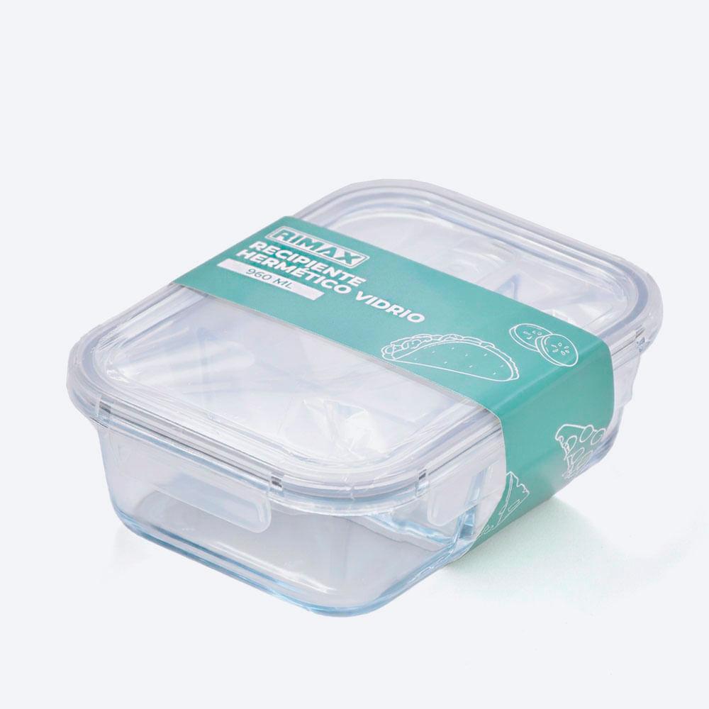 Recipiente Hermético Vidrio 960 ML img #2