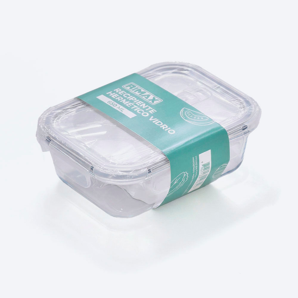 Recipiente Hermético Vidrio 650 ML img #2