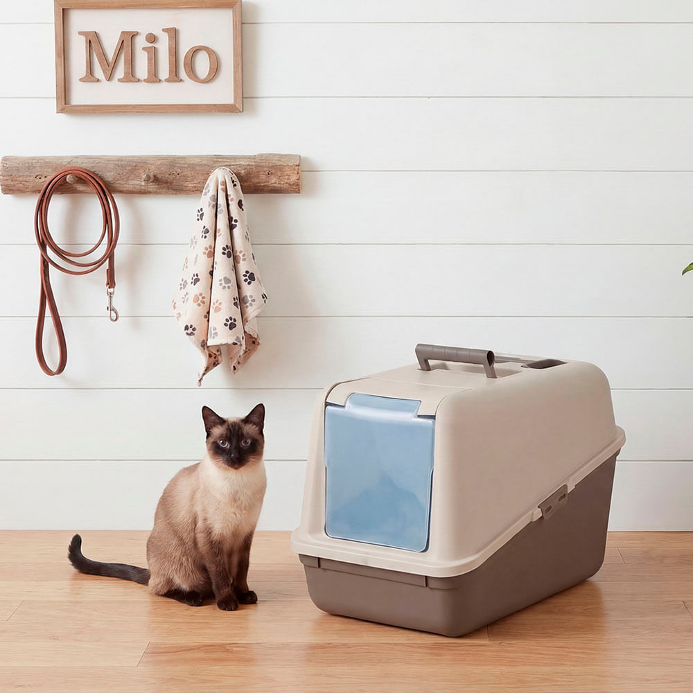 Arenero Para Gato Con Puerta img #1