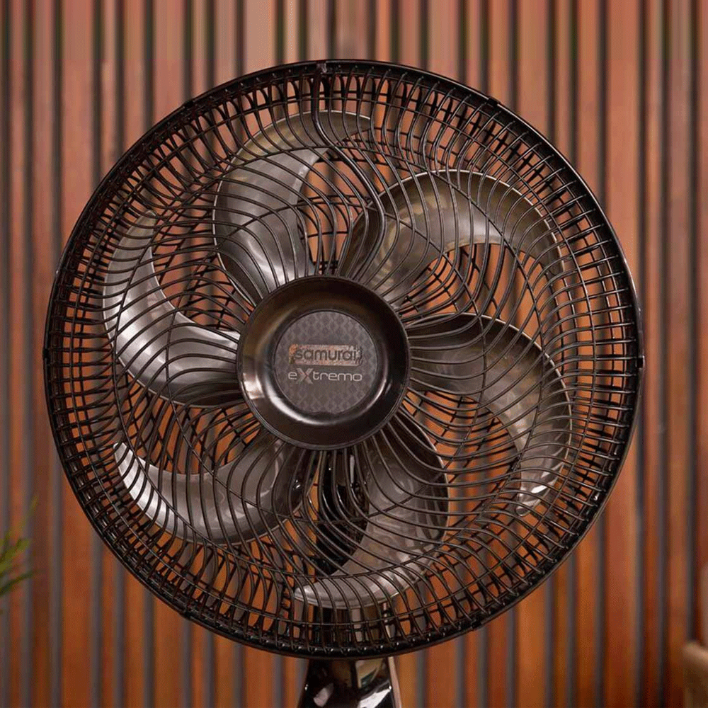 Ventilador Samurai Extremo 2 en 1 Pared / Pedestal 18" Negro img #4