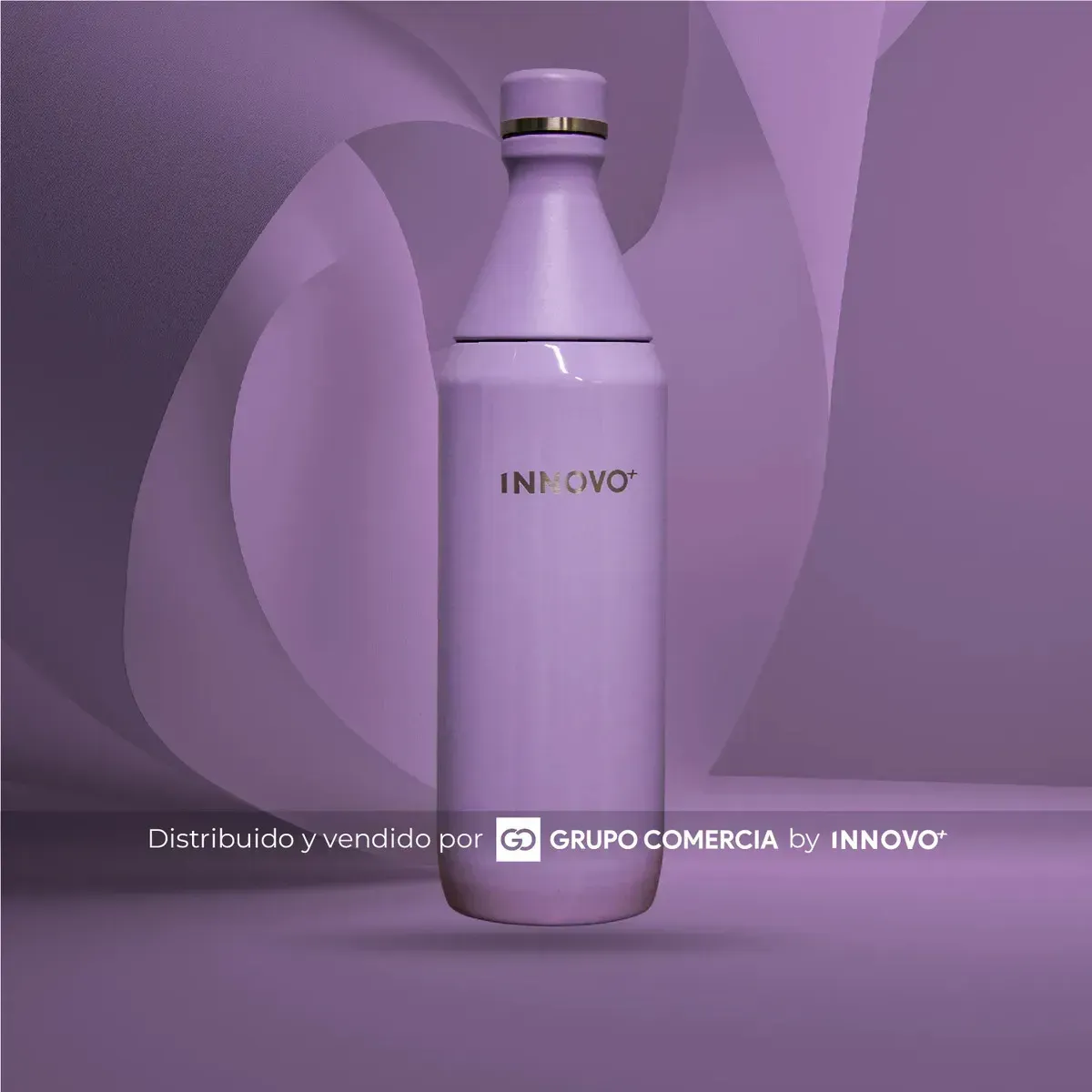 Botella Térmica De Acero Inoxidable 590ml - Doble Pared Al Vacío - Lila Mate img #5