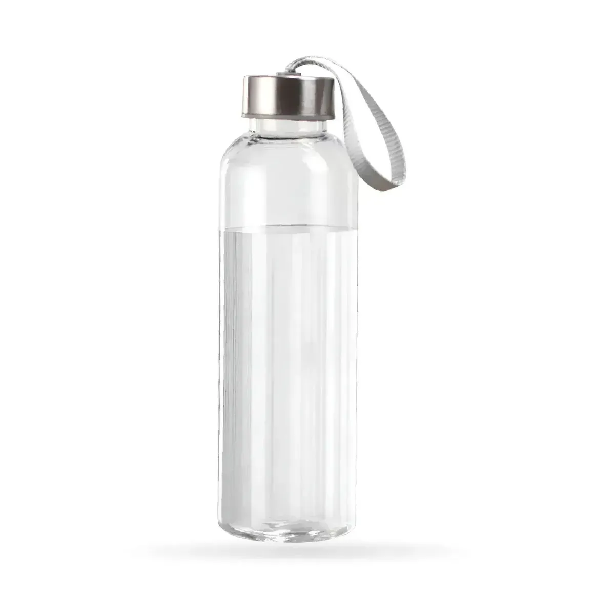 Botella De Botilo Cristal De 500 Ml Con Tapa Correa De Mano img #1