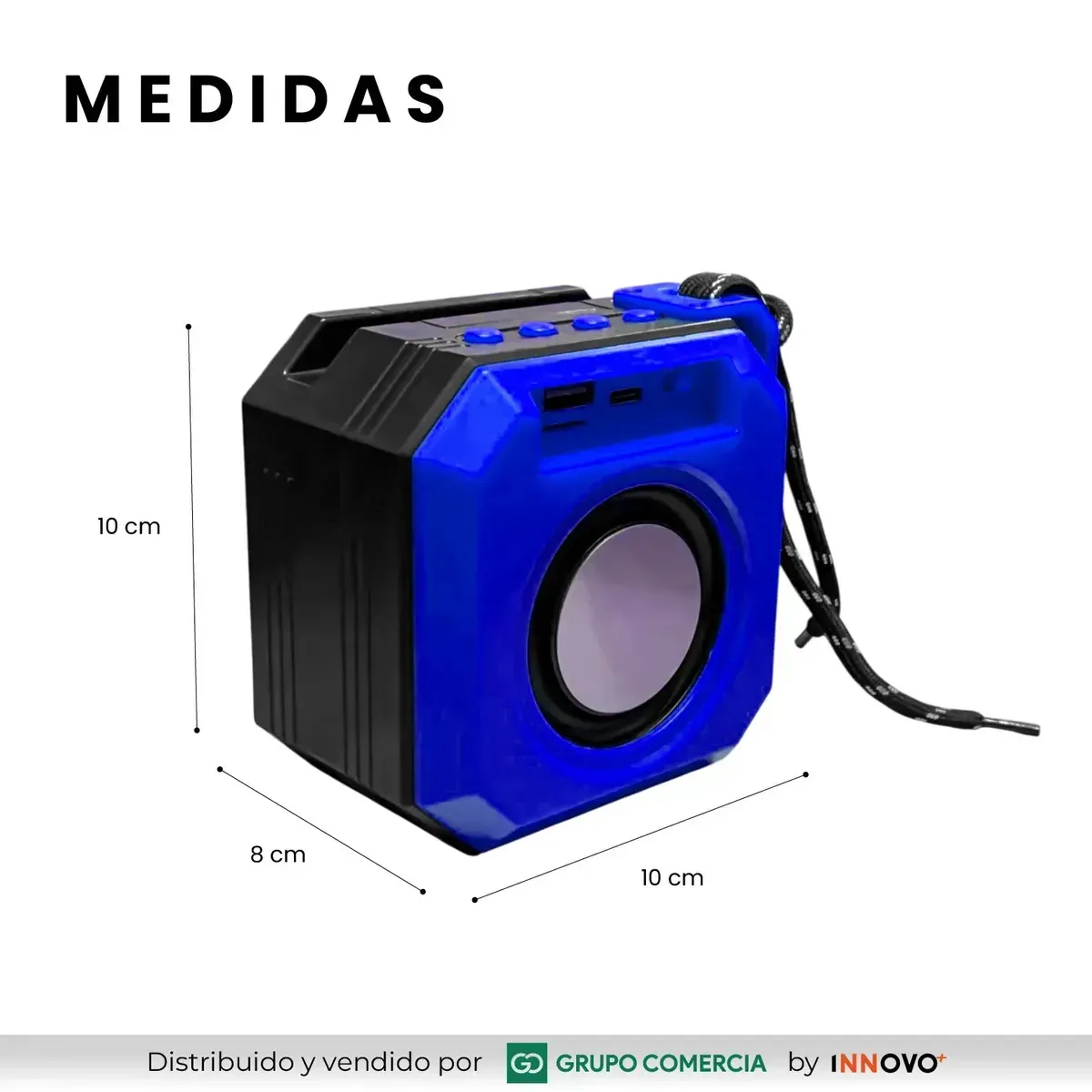 Mini Smart Parlante Bluetooth 5.3 Cubo Rgb Sonido Pro 5w Portátil img #6