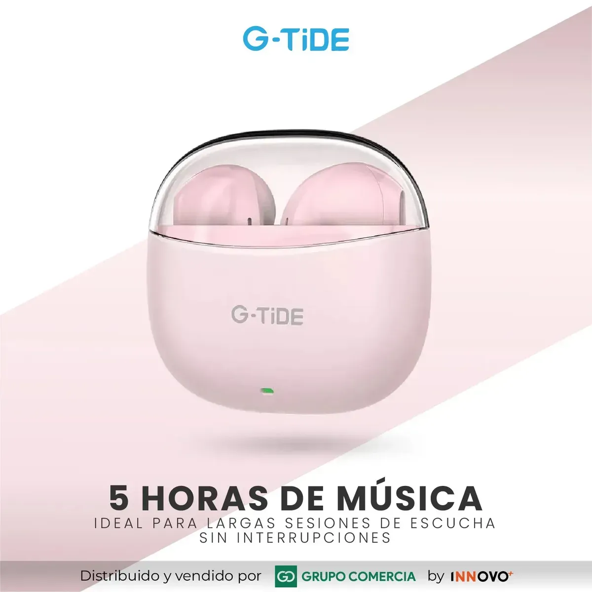 Audífonos Inalámbricos G-tide Rosa Bluetooth 5.3 Pro Audio Espacial Audífonos Inalámbricos G-tide Rosa Bluetooth 5.3 Pro Audio Espacial Audífonos Inal img #5