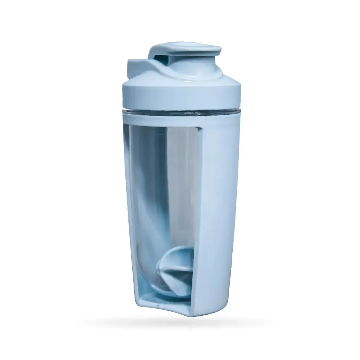 Vaso Mezclador Shaker Premium 500ml Agitador Integrado Gym Azul img #1