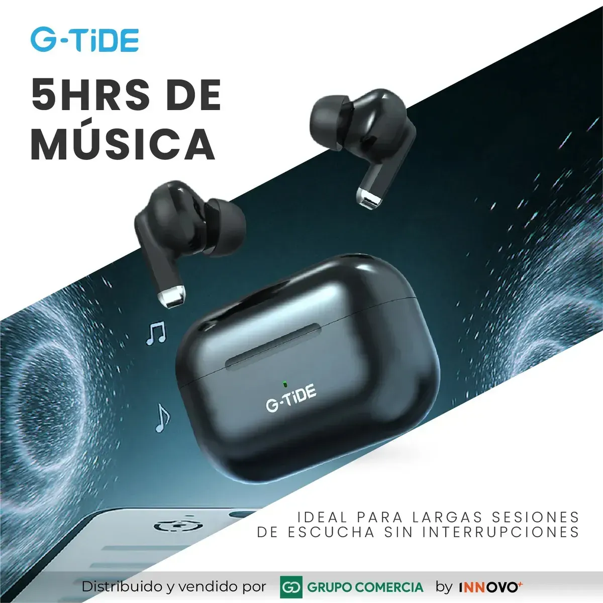 Audífonos Bluetooth G-tide L22 Pro: Sonido Hi-fi img #6