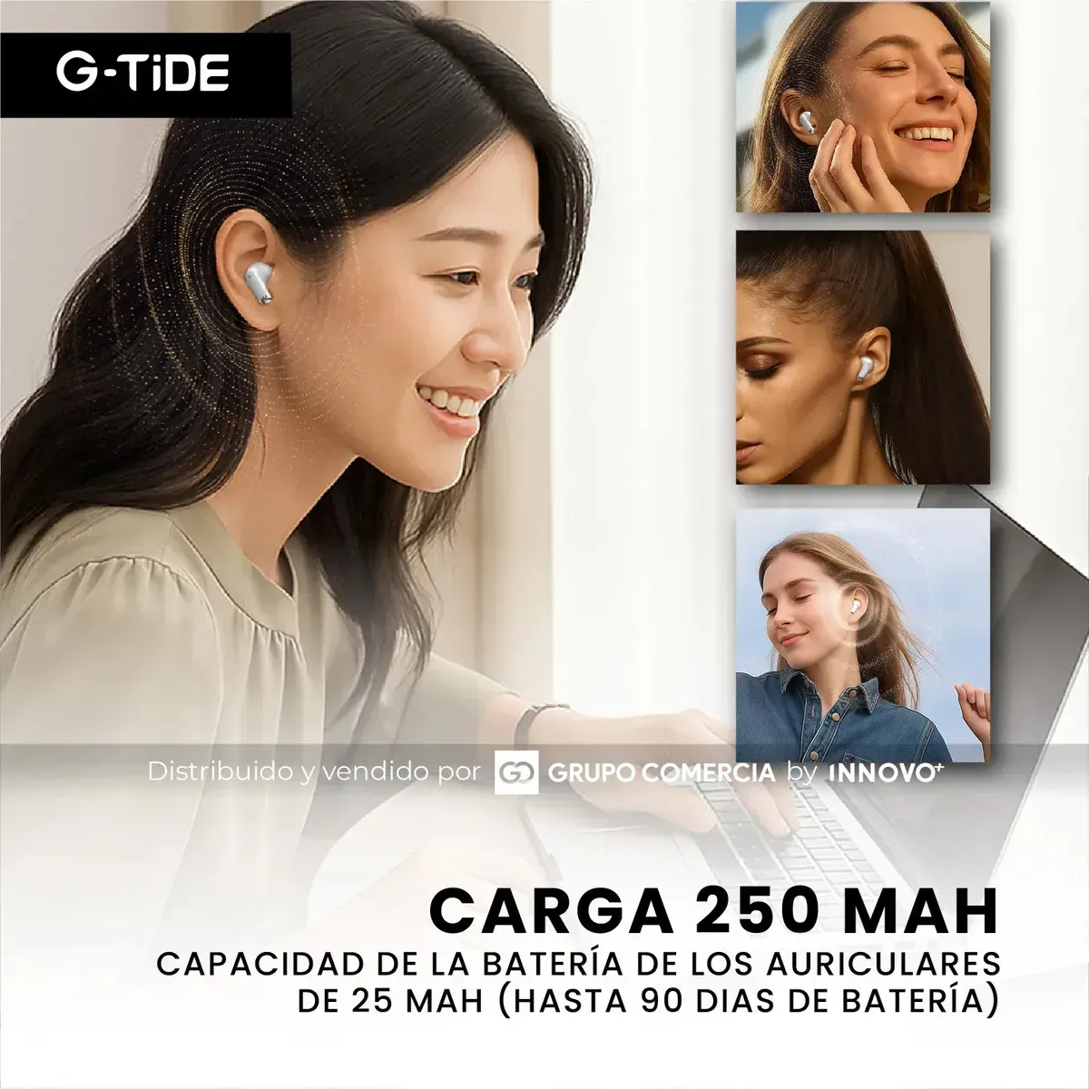 Audífonos Bluetooth G-tide L22 Pro: Sonido Hi-fi img #5