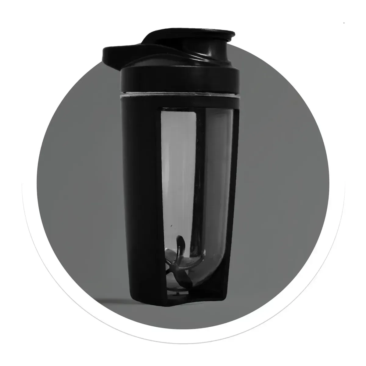 Vaso Mezclador Shaker Premium 500ml Mezclado Ultra-suave Sin Grumos Negro img #4