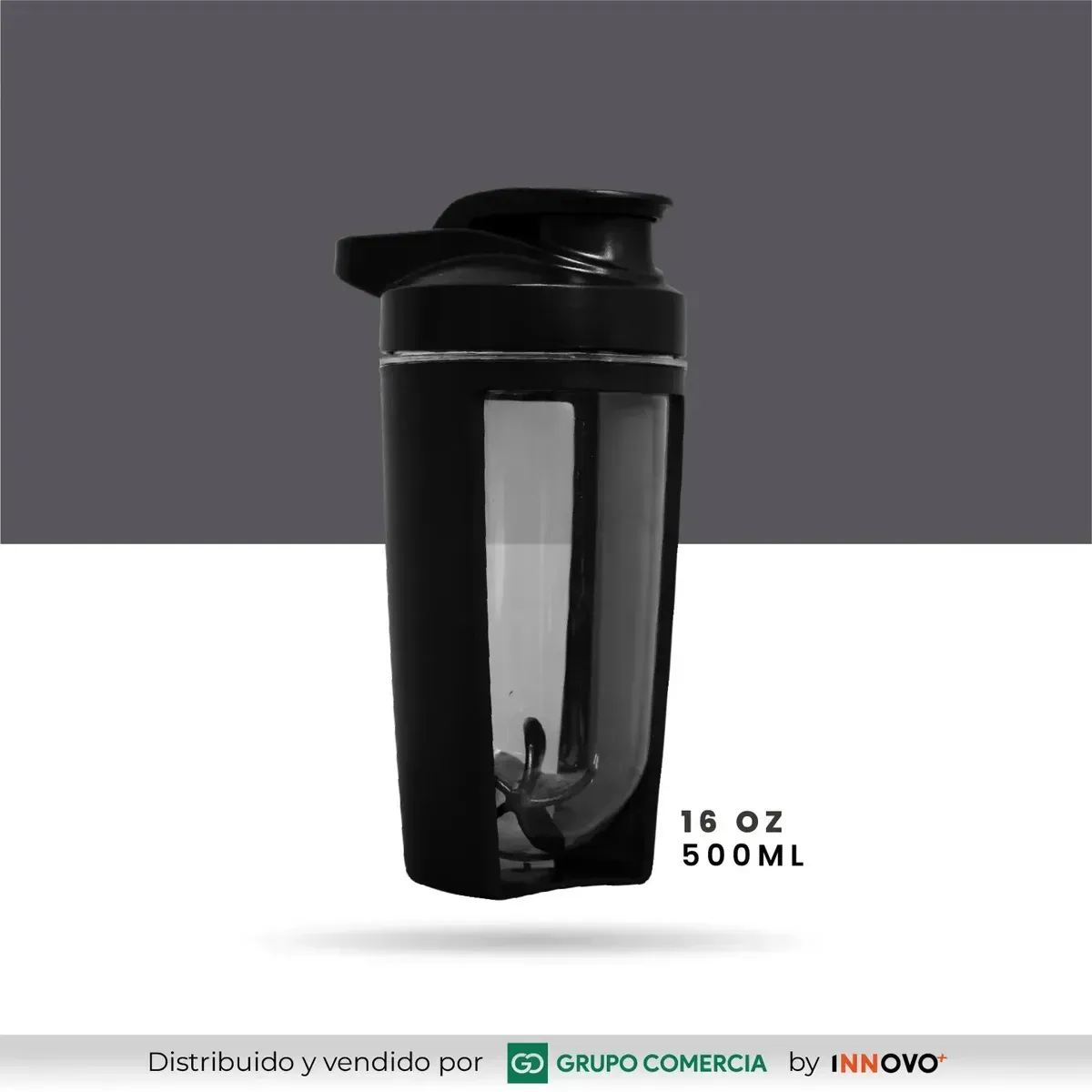 Vaso Mezclador Shaker Premium 500ml Mezclado Ultra-suave Sin Grumos Negro img #8