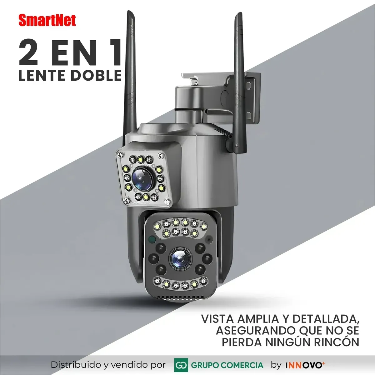 Cámara De Seguridad Wifi 360° Doble Lente V380 Pro Vigilancia Dual 4k img #5