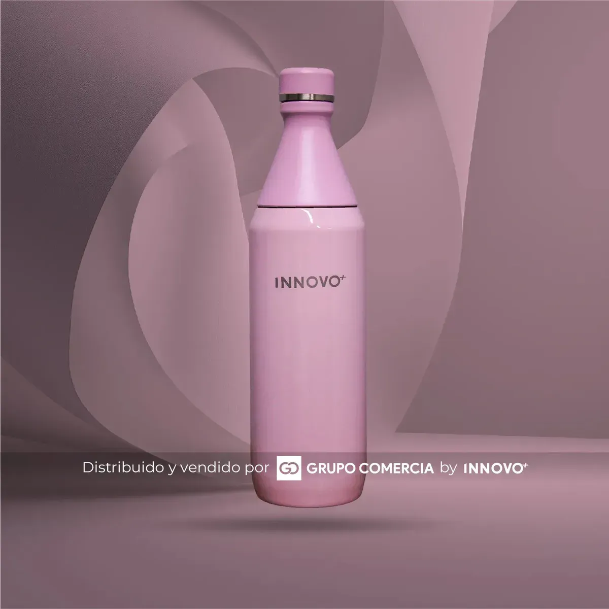 Termo Botella Acero Inoxidable Innovo 20 Oz Doble Capa Frío Rosa Lil img #7