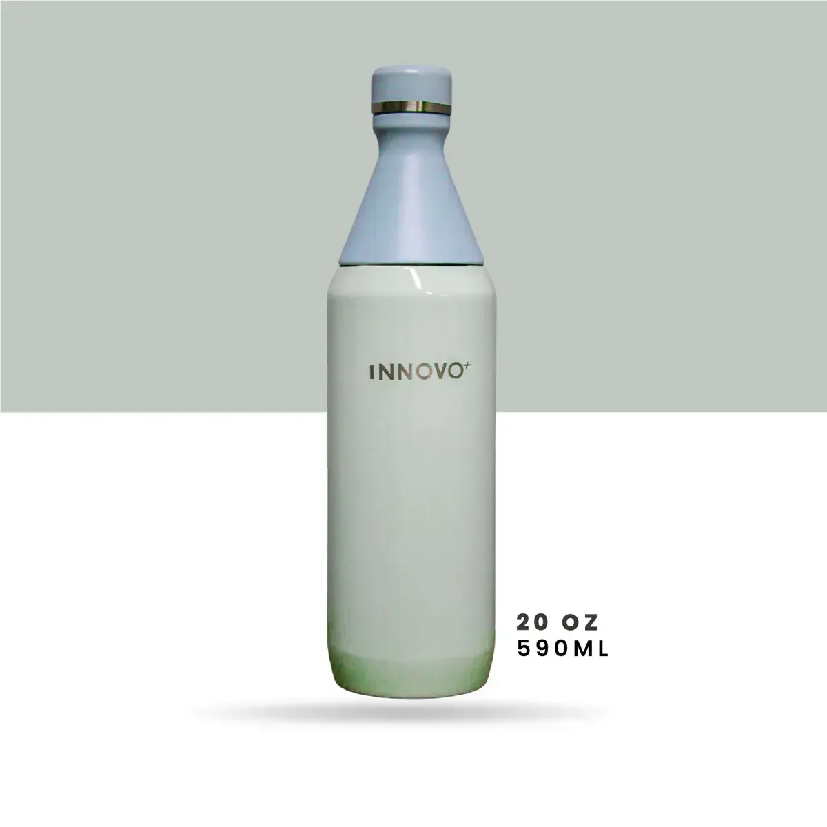 Termo Botella Innovo+ 590ml Acero Inoxidable Premium - 12h Frío/calor Verde img #7