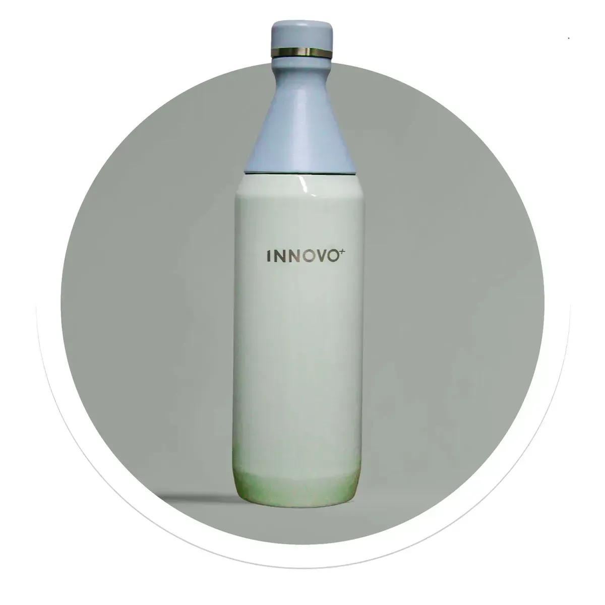 Termo Botella Innovo+ 590ml Acero Inoxidable Premium - 12h Frío/calor Verde img #1