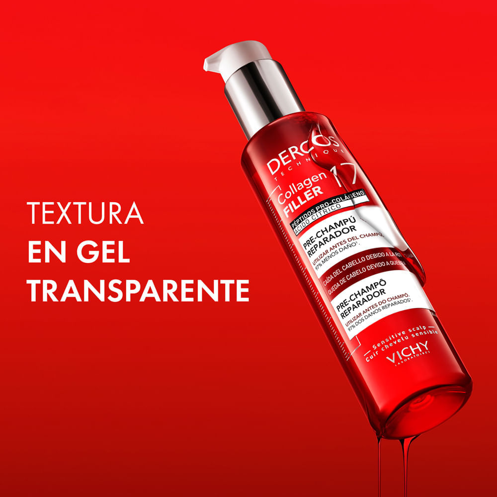 Pre Shampoo Dercos Collagen 17 Filler - Vichy img #5