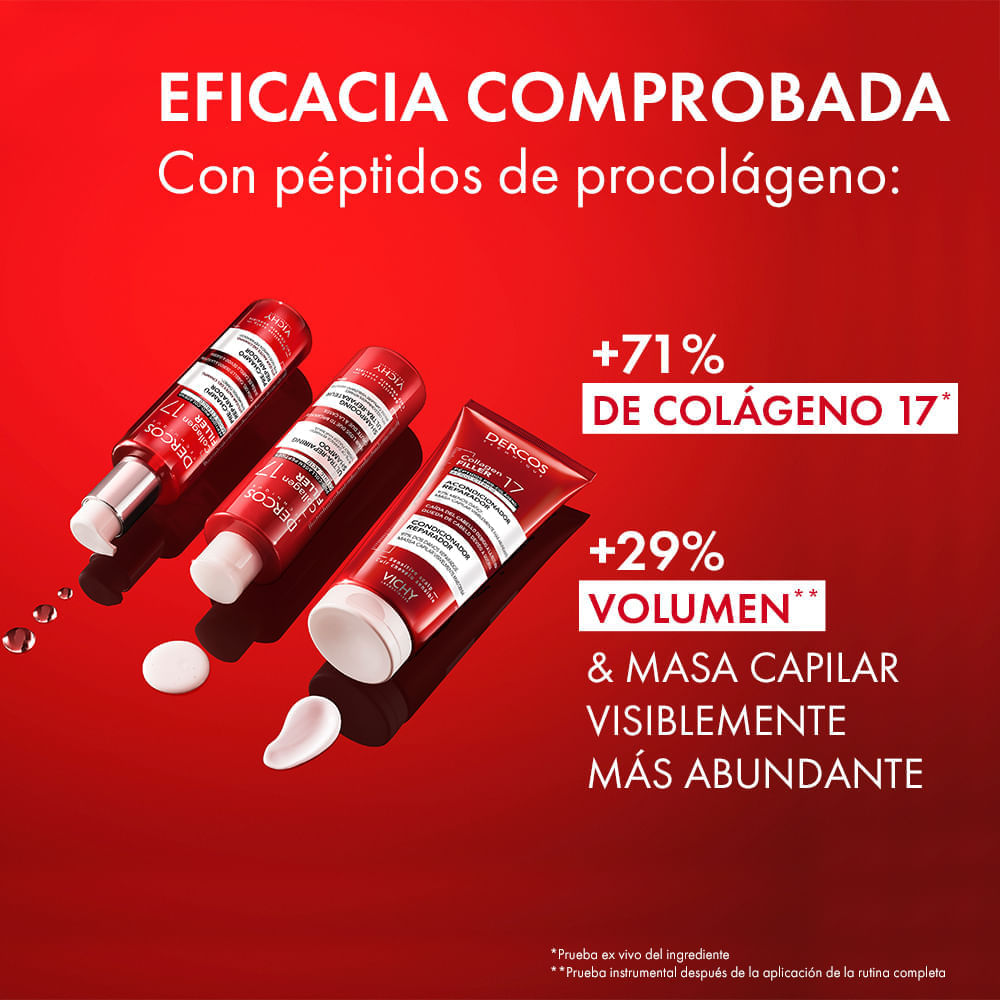 Pre Shampoo Dercos Collagen 17 Filler - Vichy img #6
