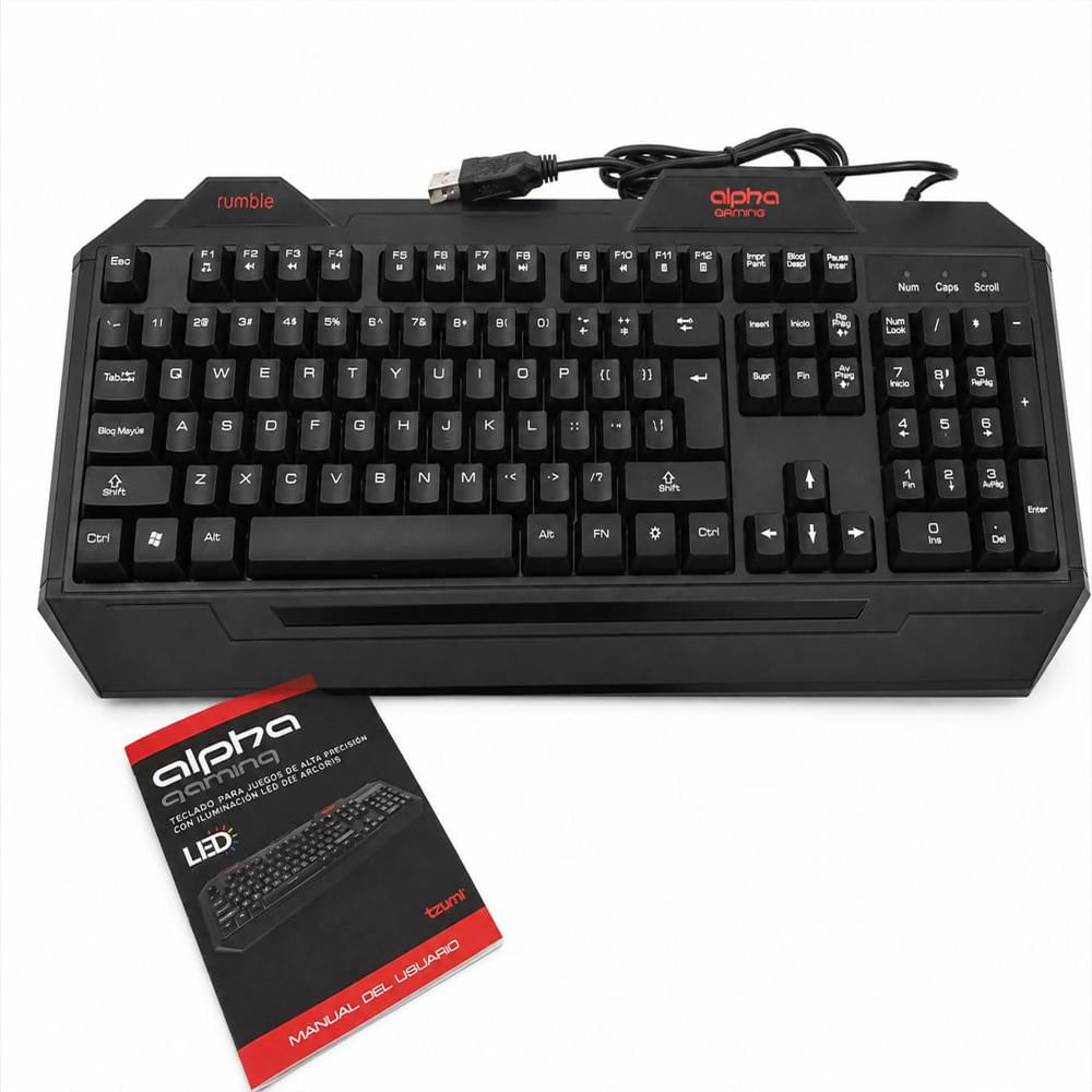 Teclado Alpha Gaming Negro img #1